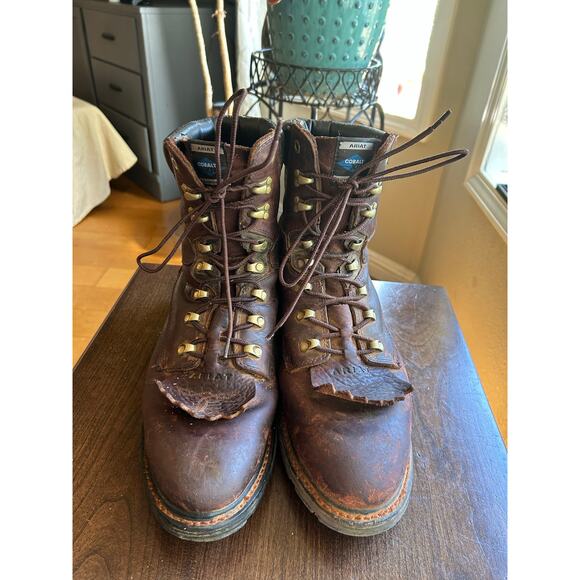 Ariat Hermosa XR work boots premium redwood leather men’s size 13 D main image 10